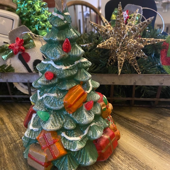 Vintage ceramic bear and tree - Picture 5 of 6